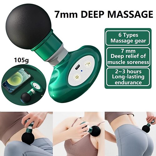 tragbares Mini-Massagegerät für Tiefengewebe, Muskel, elektrisches Massagegerät, Schmerzlinderung für Körper, Nacken, Rücken, Entspannung, Fitness, Abnehmen
tragbares Mini-Massagegerät für Tiefengewebe, Muskel, elektrisches Massagegerät, Schmerzlinderung für Körper, Nacken, Rücken, Entspannung, Fitness, Abnehmen
