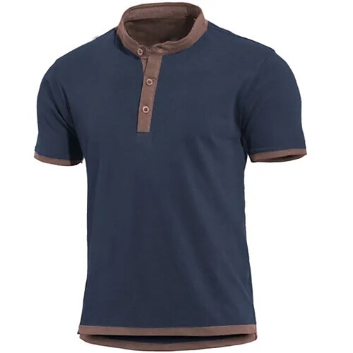 Herre POLO T-skjorte Golf skjorte Avslappet Ferie Høy krage Kortermet Mote Grunnleggende عادي Knapp Sommer Normal Mørk Navy POLO T-skjorte
Herre POLO T-skjorte Golf skjorte Avslappet Ferie Høy krage Kortermet Mote Grunnleggende عادي Knapp Sommer Normal Mørk Navy POLO T-skjorte