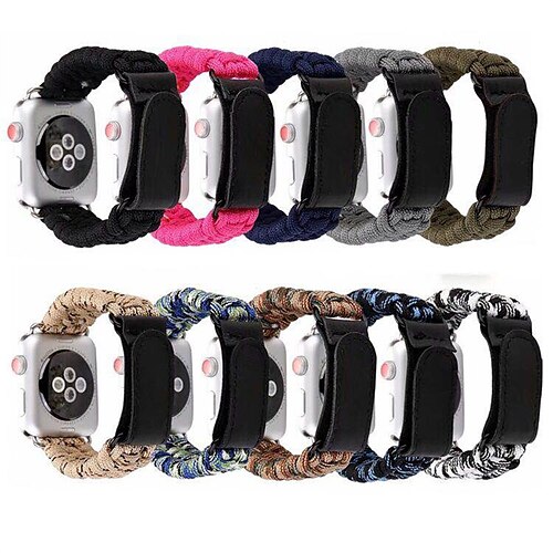 Corde tressée à la main Compatible avec Bracelet Apple Watch 38mm 40mm 41mm 42mm 44mm 45mm 49mm Tressé Élastique Ajustable Tissu Bracelet de remplacement pour iwatch Series Ultra 8 7 6 5 4 3 2 1 SE
Corde tressée à la main Compatible avec Bracelet Apple Watch 38mm 40mm 41mm 42mm 44mm 45mm 49mm Tressé Élastique Ajustable Tissu Bracelet de remplacement pour iwatch Series Ultra 8 7 6 5 4 3 2 1 SE