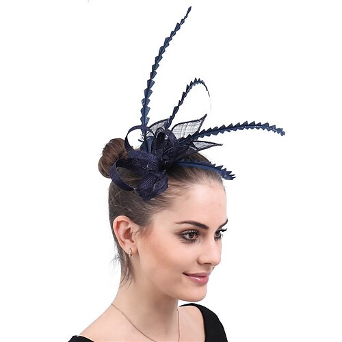 fascinators sinamay Bryllup Kentucky Derby Brude Britisk Med Fjer Medaljon Hovedbeklædning
fascinators sinamay Bryllup Kentucky Derby Brude Britisk Med Fjer Medaljon Hovedbeklædning