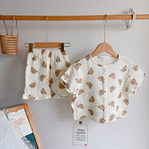 lino 2 pezzi bambino ragazzi t-shirt e pantaloncini in lino vestito cartone animato manica corta set scuola adorabile tutti i giorni estate primavera 3-7 anni testa di orso beige macchia di orso bianco
lino 2 pezzi bambino ragazzi t-shirt e pantaloncini in lino vestito cartone animato manica corta set scuola adorabile tutti i giorni estate primavera 3-7 anni testa di orso beige macchia di orso bianco