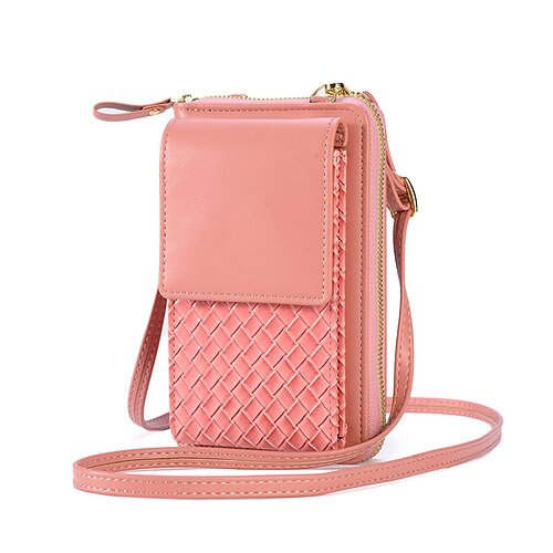 Dame Crossbody-veske Lommebok Pung Mobilveske Lommebok for kredittkortholder PU lær Shopping Daglig Glidelås Pustende Holdbar Helfarge Svart Rosa Rød
Dame Crossbody-veske Lommebok Pung Mobilveske Lommebok for kredittkortholder PU lær Shopping Daglig Glidelås Pustende Holdbar Helfarge Svart Rosa Rød