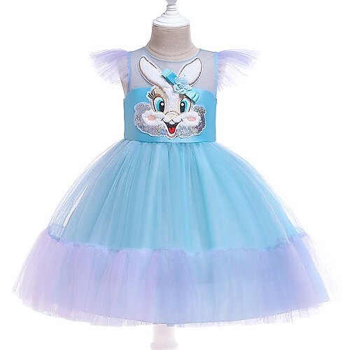Barn Jente Festkjole Kanin Festkjole Asymmetrisk Kjole Ytelse Crew-hals Kortermet Prinsesse Kjole 3-10 år Sommer Blå
Barn Jente Festkjole Kanin Festkjole Asymmetrisk Kjole Ytelse Crew-hals Kortermet Prinsesse Kjole 3-10 år Sommer Blå