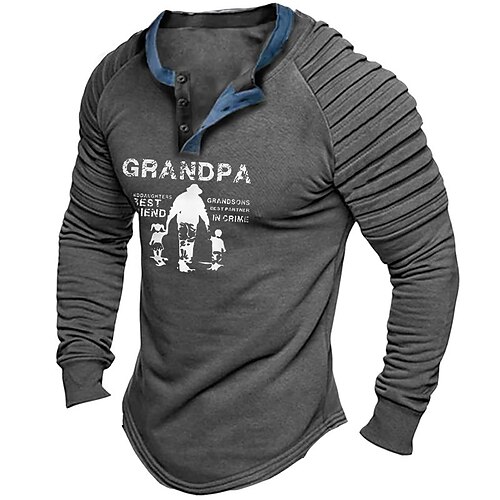 Per uomo Camicia Henley Magliette grafiche Camicia fresca Stampe astratte Sottile pieghettato Famiglia Henley Stampa a caldo Strada Da mare Manica lunga Pulsante Stampa Abbigliamento Di tendenza
Per uomo Camicia Henley Magliette grafiche Camicia fresca Stampe astratte Sottile pieghettato Famiglia Henley Stampa a caldo Strada Da mare Manica lunga Pulsante Stampa Abbigliamento Di tendenza