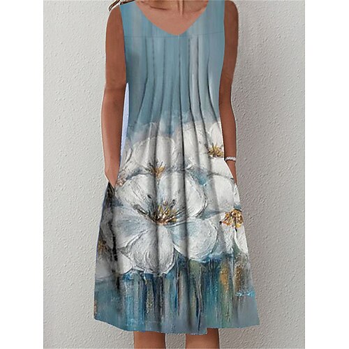 Per donna Vestito casual Vestito a trapezio Abito senza maniche Floreale Farfalla Increspato Stampa A V Vestito longuette Attivo Di tendenza Esterno Giornaliero Senza maniche Morbido Bianco Verde
Per donna Vestito casual Vestito a trapezio Abito senza maniche Floreale Farfalla Increspato Stampa A V Vestito longuette Attivo Di tendenza Esterno Giornaliero Senza maniche Morbido Bianco Verde