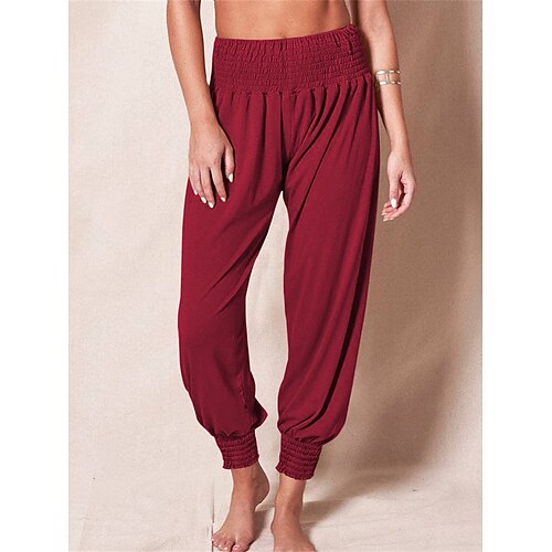 Dame Plusstørrelser Loungewear Underdele Ren farve Basale Sport Afslappet Hjem Daglig I-byen-tøj Bomuld Åndbart Bukse Elastisk Talje Sommer Forår Sort Vin
Dame Plusstørrelser Loungewear Underdele Ren farve Basale Sport Afslappet Hjem Daglig I-byen-tøj Bomuld Åndbart Bukse Elastisk Talje Sommer Forår Sort Vin