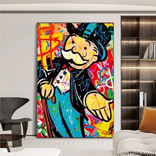 fatto a mano dipinto a mano pittura a olio parete pittura astratta moderna alec monopoly arte di strada soldi pittura su tela decorazione della casa arredamento tela arrotolata senza cornice non tesa
fatto a mano dipinto a mano pittura a olio parete pittura astratta moderna alec monopoly arte di strada soldi pittura su tela decorazione della casa arredamento tela arrotolata senza cornice non tesa