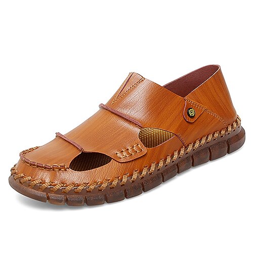 Herre Unisex Sandaler Læder sandaler Strå sandal Afslappet Strandstil udendørs Daglig Læder Åndbart Sort Brun Kakifarvet Sommer Forår
Herre Unisex Sandaler Læder sandaler Strå sandal Afslappet Strandstil udendørs Daglig Læder Åndbart Sort Brun Kakifarvet Sommer Forår