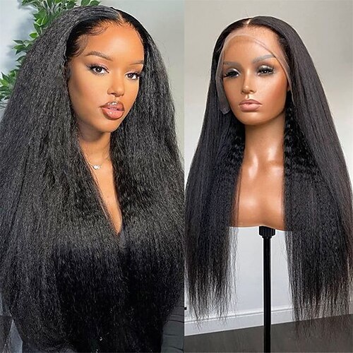 13x4 kinky lige menneskehår paryk 150% tæthed 13x4 yaki lige hd gennemsigtige blonder frontal parykker færdigplukkede brasiliansk jomfru limfri menneskehår parykker til sorte kvinder 30 tommer
13x4 kinky lige menneskehår paryk 150% tæthed 13x4 yaki lige hd gennemsigtige blonder frontal parykker færdigplukkede brasiliansk jomfru limfri menneskehår parykker til sorte kvinder 30 tommer