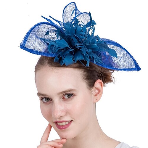 fascinators sinamay Kentucky Derby Kirke Elegant Britisk Med Fjer Medaljon Hovedbeklædning
fascinators sinamay Kentucky Derby Kirke Elegant Britisk Med Fjer Medaljon Hovedbeklædning