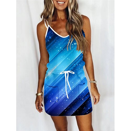Per donna Vestito casual Abito estivo Abito sottoveste Cielo stellato Ambra Tasche A cordoncino Con bretelline Mini abito Di tendenza Per eventi Da mare Senza maniche Morbido Rosso Blu Viola Estate
Per donna Vestito casual Abito estivo Abito sottoveste Cielo stellato Ambra Tasche A cordoncino Con bretelline Mini abito Di tendenza Per eventi Da mare Senza maniche Morbido Rosso Blu Viola Estate