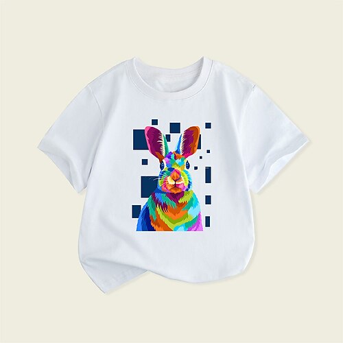 Bambino Da ragazzo Pasqua maglietta Tee Coniglietto Manica corta Girocollo Top bambini Informale Di tendenza Giornaliero Estate Nero 3-10 anni
Bambino Da ragazzo Pasqua maglietta Tee Coniglietto Manica corta Girocollo Top bambini Informale Di tendenza Giornaliero Estate Nero 3-10 anni