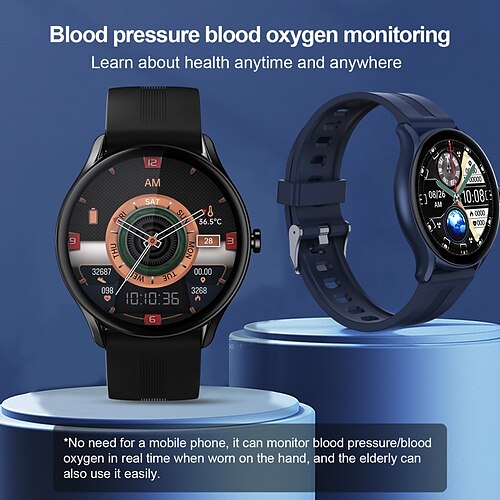 696 L1 Smartklokke 1.32 tommers Smart armbånd Smartwatch blåtann Skritteller Søvnmonitor Pulsmåler Kompatibel med Android iOS Dame Herre Meldingspåminnelse Alltid på skjermen IP68 44mm urkasse
696 L1 Smartklokke 1.32 tommers Smart armbånd Smartwatch blåtann Skritteller Søvnmonitor Pulsmåler Kompatibel med Android iOS Dame Herre Meldingspåminnelse Alltid på skjermen IP68 44mm urkasse