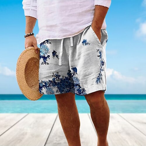 Herre Sommer shorts Strandshorts Snørelukning Elastisk Talje Grafisk Blomst Åndbart Blød Korte Afslappet Daglig Ferie Gade Hawaiiansk Blå Grå Mikroelastisk
Herre Sommer shorts Strandshorts Snørelukning Elastisk Talje Grafisk Blomst Åndbart Blød Korte Afslappet Daglig Ferie Gade Hawaiiansk Blå Grå Mikroelastisk