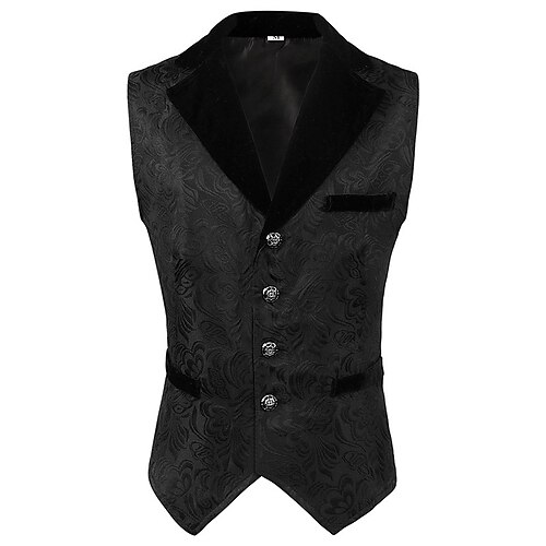 Per uomo Retrò Gilè Tinta unica Taglio sartoriale A V Monopetto a quattro bottoni Nero 2023
Per uomo Retrò Gilè Tinta unica Taglio sartoriale A V Monopetto a quattro bottoni Nero 2023