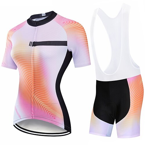 21Grams Per donna Maglia con salopette corta da ciclismo Manica corta Ciclismo da montagna Cicismo su strada Arancione Pop art Bicicletta Traspirazione umidità Asciugatura rapida Elastene Gli sport
21Grams Per donna Maglia con salopette corta da ciclismo Manica corta Ciclismo da montagna Cicismo su strada Arancione Pop art Bicicletta Traspirazione umidità Asciugatura rapida Elastene Gli sport