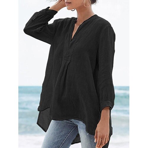 Damen Hemd Bluse Schwarz Weiß Grün Glatt Asymmetrisch Langarm Casual Basic V Ausschnitt Standard S
Damen Hemd Bluse Schwarz Weiß Grün Glatt Asymmetrisch Langarm Casual Basic V Ausschnitt Standard S
