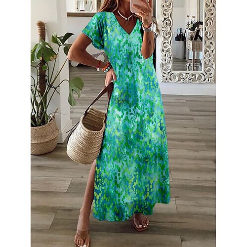Per donna Abito lungo Abito lungo Abito casual Abito estivo Abito stampato Floreale Colore graduale e sfumato Di tendenza Streetwear Esterno Giornaliero Per uscire Spacco Stampa Manica corta A V
Per donna Abito lungo Abito lungo Abito casual Abito estivo Abito stampato Floreale Colore graduale e sfumato Di tendenza Streetwear Esterno Giornaliero Per uscire Spacco Stampa Manica corta A V