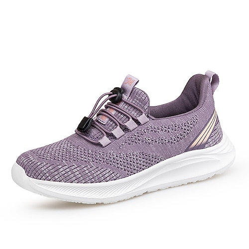 Per donna Slip-On Scarpe Flyknit Esterno Marcia Traforato Piatto Punta tonda Informale Footing Retato Tessitura volante Banda elastica Tinta unica Nero Rosa Viola
Per donna Slip-On Scarpe Flyknit Esterno Marcia Traforato Piatto Punta tonda Informale Footing Retato Tessitura volante Banda elastica Tinta unica Nero Rosa Viola
