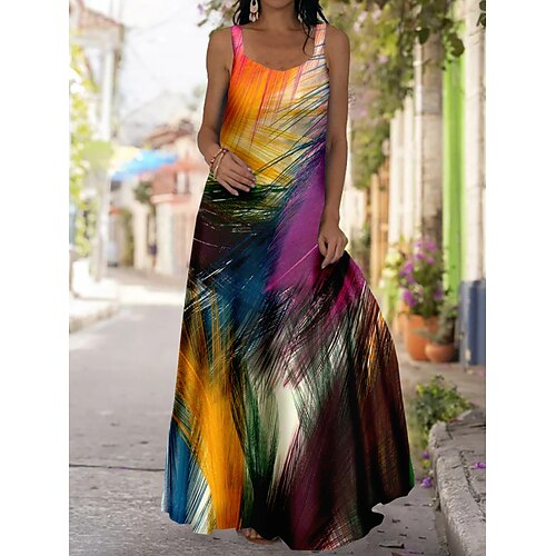Dame Lang kjole Maxikjole Swing Kjole A Linje Kjole Sommerkjole Fjer Mode Romantik Ferierejse I-byen-tøj Weekend Trykt mønster Uden ærmer Med stropper Kjole Regulær Gul Sommer Forår S M L XL XXL
Dame Lang kjole Maxikjole Swing Kjole A Linje Kjole Sommerkjole Fjer Mode Romantik Ferierejse I-byen-tøj Weekend Trykt mønster Uden ærmer Med stropper Kjole Regulær Gul Sommer Forår S M L XL XXL