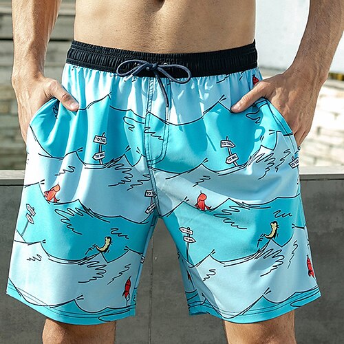 Herre Surfeshorts Badeshorts Sommershorts Strandshorts Lomme Snorer Elastisk midje Grafisk Hurtigtørkende utendørs Avslappet Ferie Bohem Hawaiisk Blå
Herre Surfeshorts Badeshorts Sommershorts Strandshorts Lomme Snorer Elastisk midje Grafisk Hurtigtørkende utendørs Avslappet Ferie Bohem Hawaiisk Blå