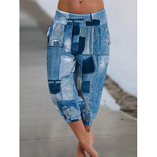 Dame Plusstørrelser Loungewear Underdele Patchwork Geometrisk Ultratynd Afslappet Komfort Hjem Daglig Ferierejse Polyester Åndbart Knap Lomme Sommer Forår Blå
Dame Plusstørrelser Loungewear Underdele Patchwork Geometrisk Ultratynd Afslappet Komfort Hjem Daglig Ferierejse Polyester Åndbart Knap Lomme Sommer Forår Blå