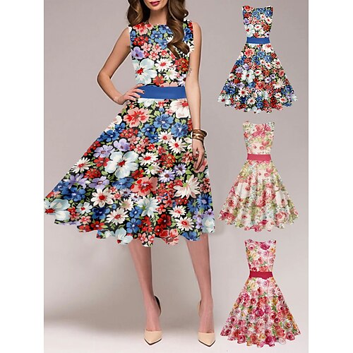 Dame Årgang Elegant Vintage kjole Midikjole Daglig Stævnemøde Krøllede Folder Trykt mønster Blomstret Rund hals Uden ærmer Tynd Sommer Forår 2023 Lys Lyserød Lyserød S M L XL
Dame Årgang Elegant Vintage kjole Midikjole Daglig Stævnemøde Krøllede Folder Trykt mønster Blomstret Rund hals Uden ærmer Tynd Sommer Forår 2023 Lys Lyserød Lyserød S M L XL