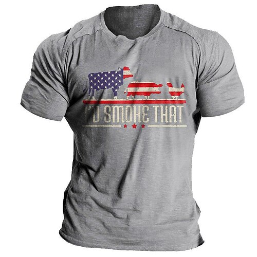Herre Raglan T-shirt Grafisk Nationalflag Rund hals Tøj 3D-udskrivning Daglig Sport Kortærmet Patchwork Trykt mønster Designer
Herre Raglan T-shirt Grafisk Nationalflag Rund hals Tøj 3D-udskrivning Daglig Sport Kortærmet Patchwork Trykt mønster Designer