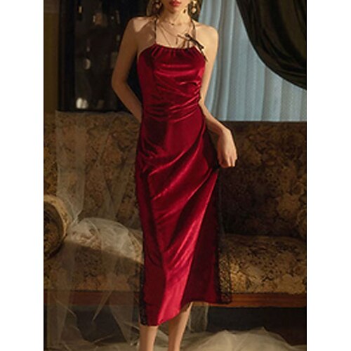 Per donna Vestito tubino Abito sottoveste Vestito longuette Sensuale Accogliente Pizzo Spacco Tinta unita Con bretelline Feste Interni Nero dorato Nero 2023 Estate Primavera M L
Per donna Vestito tubino Abito sottoveste Vestito longuette Sensuale Accogliente Pizzo Spacco Tinta unita Con bretelline Feste Interni Nero dorato Nero 2023 Estate Primavera M L