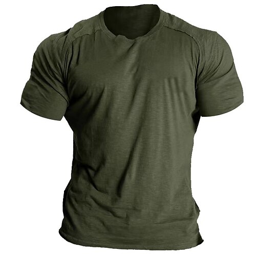 maglietta da uomo maglietta cool tinta unita tinta unita tee misto cotone una t-shirt senza motivo girocollo nero grigio chiaro verde militare blu outdoor casual manica corta stampa abbigliamento
maglietta da uomo maglietta cool tinta unita tinta unita tee misto cotone una t-shirt senza motivo girocollo nero grigio chiaro verde militare blu outdoor casual manica corta stampa abbigliamento