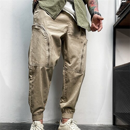 Per uomo Pantaloni cargo Pantaloni cascante Vita elastica Liscio Comfort Morbido Informale Giornaliero Per eventi Sportivo Di tendenza Nero Bianco
Per uomo Pantaloni cargo Pantaloni cascante Vita elastica Liscio Comfort Morbido Informale Giornaliero Per eventi Sportivo Di tendenza Nero Bianco
