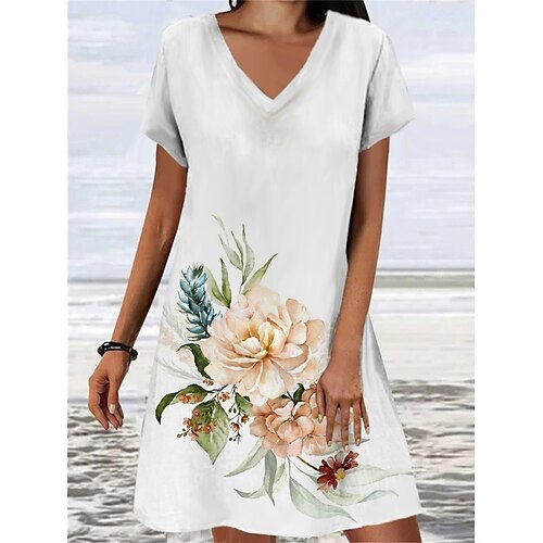 kvinners fritidsgenser kjole sommergenser kjole print genser kjole grafisk blomsterprint v-hals mini genser kjole mote moderne hverdagsferie kortermet løs passform hvit sommer vår s m l xl
kvinners fritidsgenser kjole sommergenser kjole print genser kjole grafisk blomsterprint v-hals mini genser kjole mote moderne hverdagsferie kortermet løs passform hvit sommer vår s m l xl