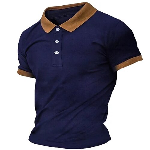 Herre POLO Trøje Golftrøje Grafiske tryk Årgang Aftæpning Navyblå udendørs Gade Kort Ærme Knap ned Trykt mønster Tøj Sport Mode Gade Designer
Herre POLO Trøje Golftrøje Grafiske tryk Årgang Aftæpning Navyblå udendørs Gade Kort Ærme Knap ned Trykt mønster Tøj Sport Mode Gade Designer
