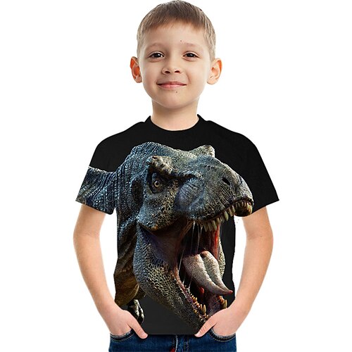 mote dinosaurtrykk kortermet t-skjorte mote 3d-trykte fargerike skjorter for gutter og jenter
mote dinosaurtrykk kortermet t-skjorte mote 3d-trykte fargerike skjorter for gutter og jenter