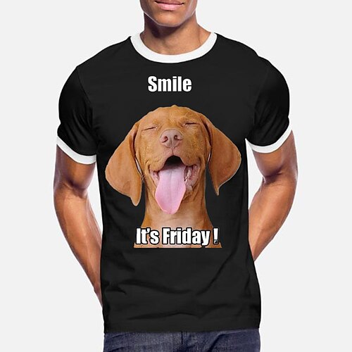 Per uomo maglietta Magliette Pop art Animali Con cagnolino Girocollo Abbigliamento Stampa 3D Esterno Informale Manica corta Stampa Di tendenza Originale Vintage
Per uomo maglietta Magliette Pop art Animali Con cagnolino Girocollo Abbigliamento Stampa 3D Esterno Informale Manica corta Stampa Di tendenza Originale Vintage