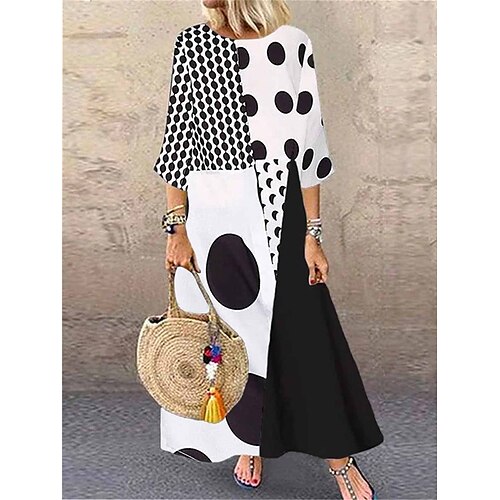 abito lungo in maglia da donna maxi abito in maglia abito in maglia casual abito in maglia svasato abito in maglia con stampa geometrica a pois color block moda streetwear all'aperto quotidiano data
abito lungo in maglia da donna maxi abito in maglia abito in maglia casual abito in maglia svasato abito in maglia con stampa geometrica a pois color block moda streetwear all'aperto quotidiano data
