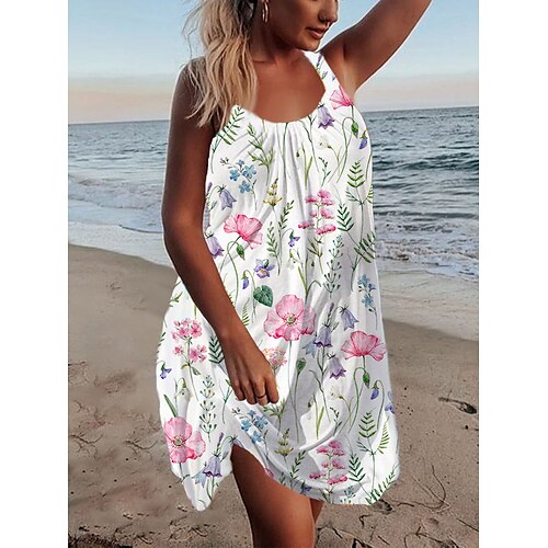 Dame Uformell kjole Solkjole Sommerkjole Blad Blomstret Trykt mønster Med stropper Mini kjole Aktiv Tropisk utendørs Daglig Ermeløs Løstsittende Hvit Grønn Sommer Vår S M L XL XXL
Dame Uformell kjole Solkjole Sommerkjole Blad Blomstret Trykt mønster Med stropper Mini kjole Aktiv Tropisk utendørs Daglig Ermeløs Løstsittende Hvit Grønn Sommer Vår S M L XL XXL