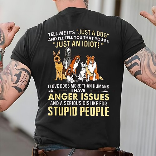 Herre T-shirt Grafiske T-shirts Cool skjorte Grafiske tryk Hundehvalp Rund hals Varm Stempling Gade Ferierejse Kort Ærme Trykt mønster Tøj 32S Designer Basale Moderne Moderne
Herre T-shirt Grafiske T-shirts Cool skjorte Grafiske tryk Hundehvalp Rund hals Varm Stempling Gade Ferierejse Kort Ærme Trykt mønster Tøj 32S Designer Basale Moderne Moderne
