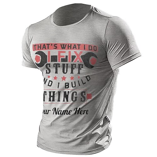 Per uomo maglietta Magliette grafiche Camicia fresca Stampe astratte stampa di lettere Passatempo Girocollo Stampa a caldo I Fix Stuff Strada Da mare Maniche corte Stampa Abbigliamento Originale
Per uomo maglietta Magliette grafiche Camicia fresca Stampe astratte stampa di lettere Passatempo Girocollo Stampa a caldo I Fix Stuff Strada Da mare Maniche corte Stampa Abbigliamento Originale