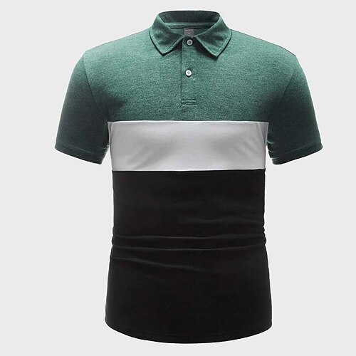 Herre POLO Trøje Golftrøje Afslappet Ferie Klassisk Kortærmet Mode Basale Farveblok Knap Sommer Regulær militærgrøn Navyblå Ingefær Grå POLO Trøje
Herre POLO Trøje Golftrøje Afslappet Ferie Klassisk Kortærmet Mode Basale Farveblok Knap Sommer Regulær militærgrøn Navyblå Ingefær Grå POLO Trøje