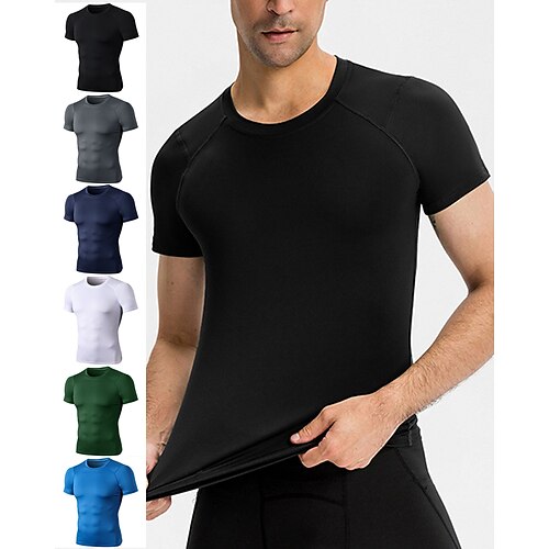 Herre Kompressions Trøje Løbe-T-shirt Kortærmet Baselag Atletisk atletiktøj Åndbart Blød Komprimering Løb Løbe Træning Sportstøj Sportstøj Ensfarvet Sort Hvid Mørk Marineblå
Herre Kompressions Trøje Løbe-T-shirt Kortærmet Baselag Atletisk atletiktøj Åndbart Blød Komprimering Løb Løbe Træning Sportstøj Sportstøj Ensfarvet Sort Hvid Mørk Marineblå