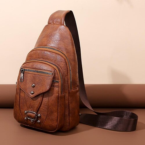 Dame Crossbody taske Skuldertaske Slyngerygsæk PU Læder udendørs Daglig Stor kapacitet Vandtæt Åndbart Helfarve Sort Gul Brun
Dame Crossbody taske Skuldertaske Slyngerygsæk PU Læder udendørs Daglig Stor kapacitet Vandtæt Åndbart Helfarve Sort Gul Brun