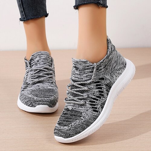 Per donna Scarpe da ginnastica Scarpe Flyknit Esterno Giornaliero Estate Lacci Piatto Punta tonda Per sport Informale Corsa Tessitura volante Con lacci intrecciali Grigio
Per donna Scarpe da ginnastica Scarpe Flyknit Esterno Giornaliero Estate Lacci Piatto Punta tonda Per sport Informale Corsa Tessitura volante Con lacci intrecciali Grigio