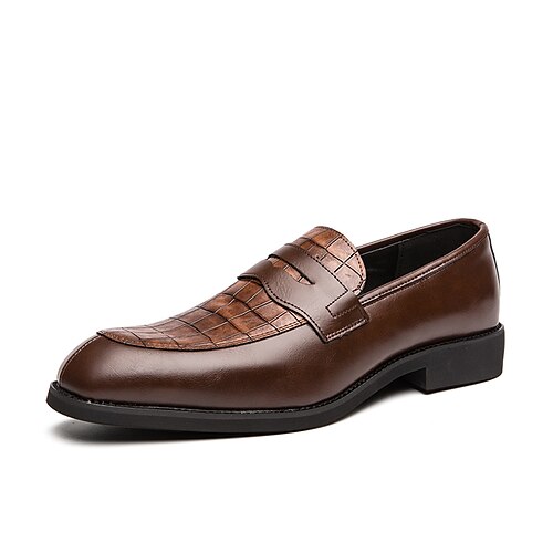 Herre Sko Tøfler & Slip-ons Kontor / Bedrift Penny Loafers Afslappet Daglig Gang Læder Varm Sort Brun Sommer Forår
Herre Sko Tøfler & Slip-ons Kontor / Bedrift Penny Loafers Afslappet Daglig Gang Læder Varm Sort Brun Sommer Forår