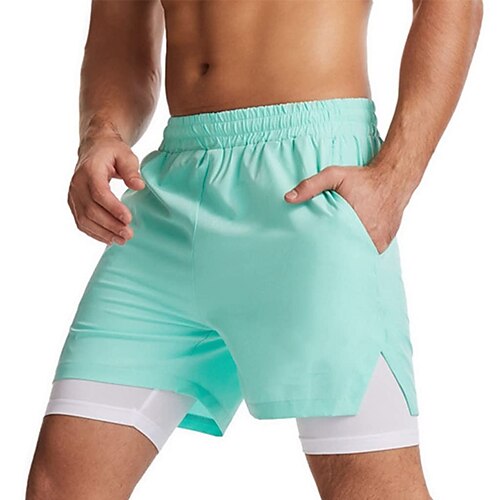Herre Løbeshorts Træningsshorts Sidelommer 2 i 1 Underdele Atletisk atletiktøj Spandex Åndbart Svedtransporende Blød Fitness Gym Træning Løb Sportstøj Sportstøj Ensfarvet Sort Rød Grøn
Herre Løbeshorts Træningsshorts Sidelommer 2 i 1 Underdele Atletisk atletiktøj Spandex Åndbart Svedtransporende Blød Fitness Gym Træning Løb Sportstøj Sportstøj Ensfarvet Sort Rød Grøn