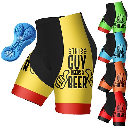21Grams Herre Cykelshorts Cykel Forede shorts Underdele Bjerg Cykling Vej Cykling Sport Grafisk 3D Måtte Cykling Åndbart Svedtransporende Gul Rød Spandex Tøj Cykeltøj
21Grams Herre Cykelshorts Cykel Forede shorts Underdele Bjerg Cykling Vej Cykling Sport Grafisk 3D Måtte Cykling Åndbart Svedtransporende Gul Rød Spandex Tøj Cykeltøj