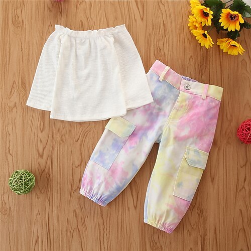 2 pezzi Bambino Da ragazza Tinta unica Senza spalline Tailleur pantalone Impostato Manica lunga Di tendenza Esterno 3-7 anni Primavera Bianco
2 pezzi Bambino Da ragazza Tinta unica Senza spalline Tailleur pantalone Impostato Manica lunga Di tendenza Esterno 3-7 anni Primavera Bianco