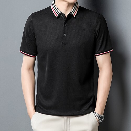 Herre POLO T-skjorte Golf skjorte Avslappet Sport Klassisk Kortermet Grunnleggende عادي Knapp Sommer Svart Hvit Navyblå Grå POLO T-skjorte
Herre POLO T-skjorte Golf skjorte Avslappet Sport Klassisk Kortermet Grunnleggende عادي Knapp Sommer Svart Hvit Navyblå Grå POLO T-skjorte