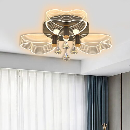 led taklys innfelt taklampe 50cm krystalllysekroner for stue kun dimmes med fjernkontroll
led taklys innfelt taklampe 50cm krystalllysekroner for stue kun dimmes med fjernkontroll