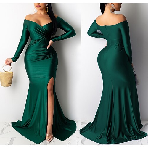 vestido de festa de formatura feminino vestido bainha vestido verde esmeralda vestido longo vestido maxi verde azul vermelho manga longa cor pura divisão inverno outono outono vestido de festa decote
vestido de festa de formatura feminino vestido bainha vestido verde esmeralda vestido longo vestido maxi verde azul vermelho manga longa cor pura divisão inverno outono outono vestido de festa decote